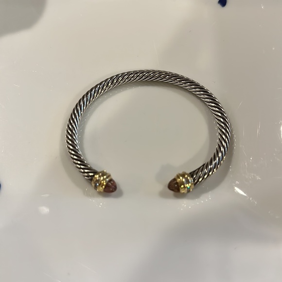 Authentic David yurman cable bracelet with diamonds - Picture 3 of 6